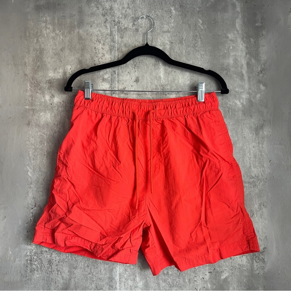 Men’s Forever 21 Red Orange Swim Trunk Size Medium